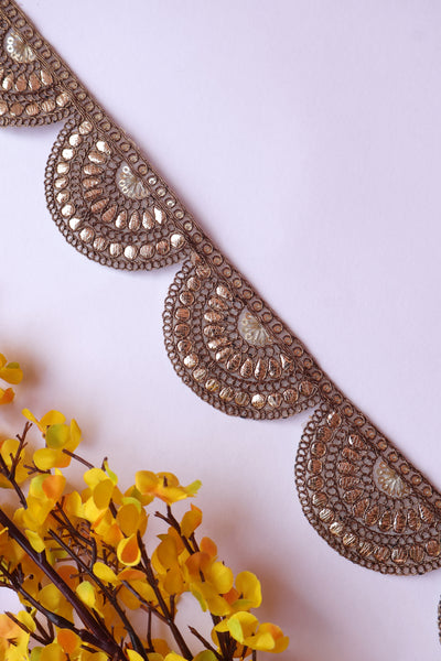 9 Yards -Beautiful Scalloped Gota Patti Lace Trim