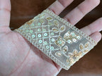 Gold Sequin Embroidered Trim: Indian Sari Border Lace, 9 Yards