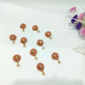 Floral Rhinestone Crystal Embellishments: Sewing Decoration, Garment Artwork (Pack of 10)