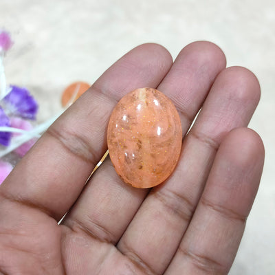 Sparkle Epoxy Resin Buttons: Red, Orange, Green Embellishments (Pack of 5)