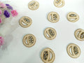 Pearl & Zircon Applique Patches: Round Indian Sewing Embellishments (Set of 6)
