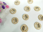 Pearl & Zircon Applique Patches: Round Indian Sewing Embellishments (Set of 6)