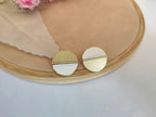 Metallic Round Sew-On Buttons: Silver & Gold, DIY Craft Decoration (Pack of 10)