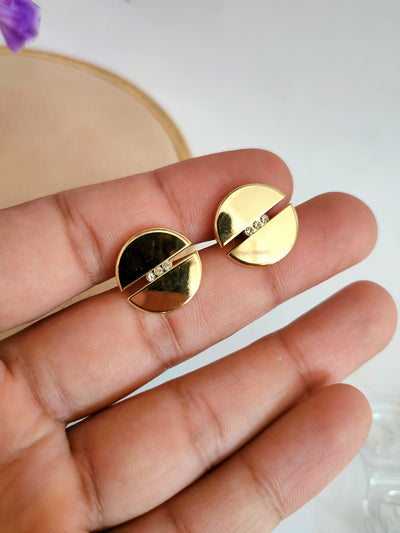 10 Silver/Gold Round Sew-On Buttons: DIY Craft Decoration (16mm)
