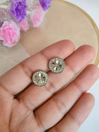 Floral Metallic Sew-On Buttons: Silver & Gold, 15mm (Pack of 10)