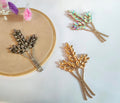 Rhinestone Leaf Patch: Crystal Applique for DIY Sewing & Crafting