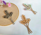 Rhinestone Leaf Patch: Crystal Applique for DIY Sewing & Crafting