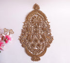 Baroque Embroidered Applique Patch, Sequin & Brass Sew-On Embellishment