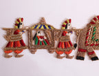 Indian Wedding Applique Patch: Handcrafted Zardozi Elephant Baarat
