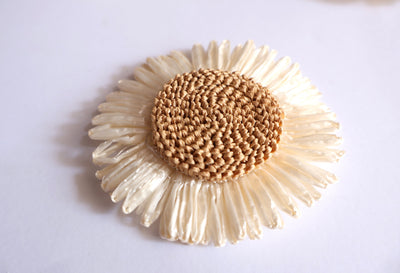 Set of 5 - Floral Boho Decorative Handmade Patches 8cm Wide