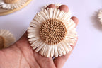 Floral Sew-On Patches: Set of 5 Boho Flower Appliques (8cm)