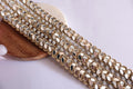 Gold Mirror Sari Border: Vintage Indian Trim, 5cm Wide