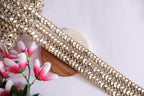 Gold Mirror Sari Border: Vintage Indian Trim, 5cm Wide