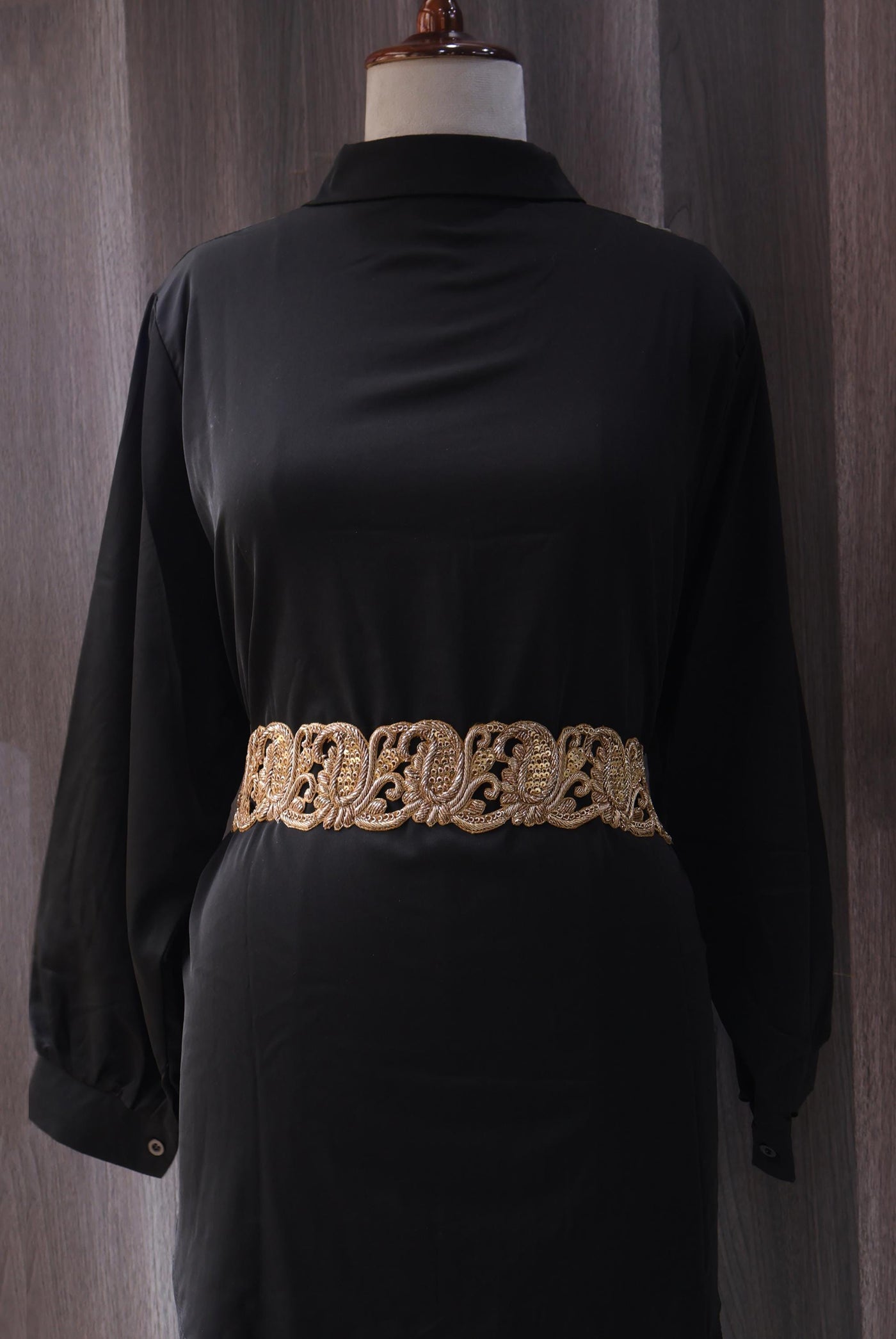 Luxury Baroque Zardozi Embroidered Belt for Party Dresses 7cm Wide