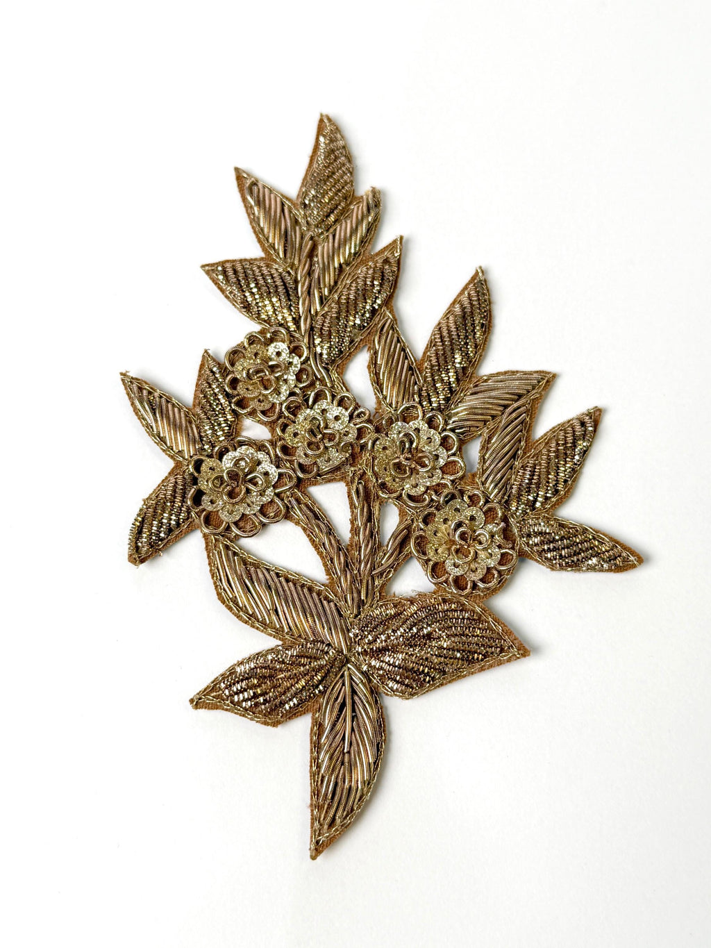 Gold Zardozi Embroidered Applique Patches: Indian Wedding Dress Embell –  Kora Casa Designs