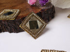 Handcrafted Indian Mirror Applique Patches: Beaded Sew-On Embellishments (Set of 10)