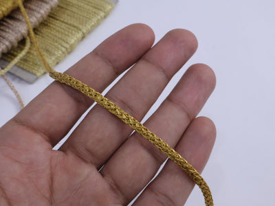 Zari Thread Braid Dori: Indian Trim, Jewelry Making, Gift Wrap - 9 Yards