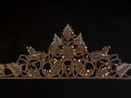Zardozi Sleeve Patches: Antique Gold Indian Applique (1 Pair)