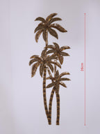 Gold Embroidered Tree Patch: Indian Floral Applique