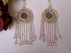Sequin & Crystal Tassel Latkans: Indian Wedding Decor - 16cm