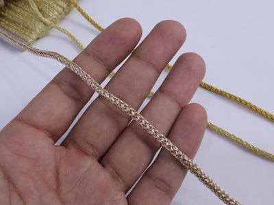 Zari Thread Braid Dori: Indian Trim, Jewelry Making, Gift Wrap - 9 Yards