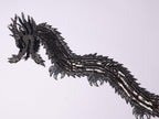 Silver/ Golden Dragon Patch: Embroidered Indian Applique 43cm Long